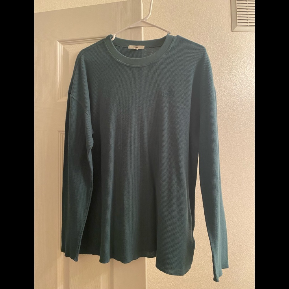Vans. Large. Teal. Thermal. New without tags. Worn once.